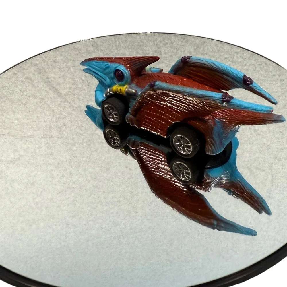 Dinocar Pterodactyl-Style Brown‎ & Blue Toy Car Unique Dinosaur Vehicle